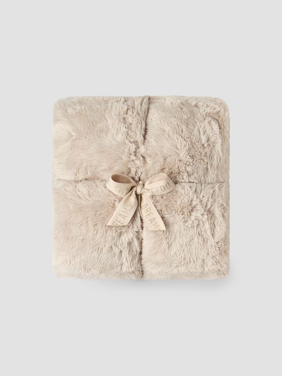 Barefoot Dreams Cloud Faux Fur Throw - Sable