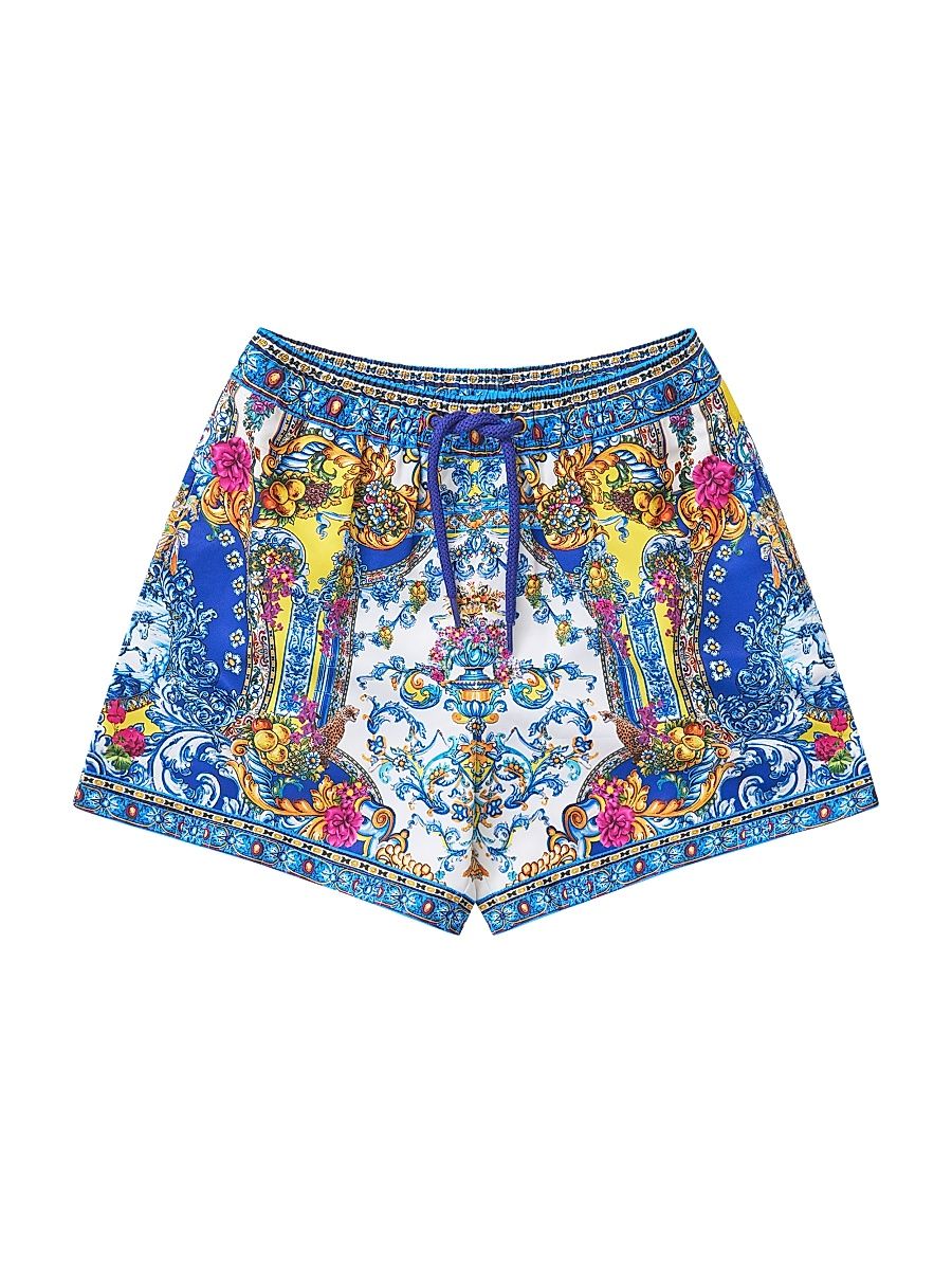 Little Boy's & Boy's Baroque Board Shorts - Espana Nirvana - Size 8