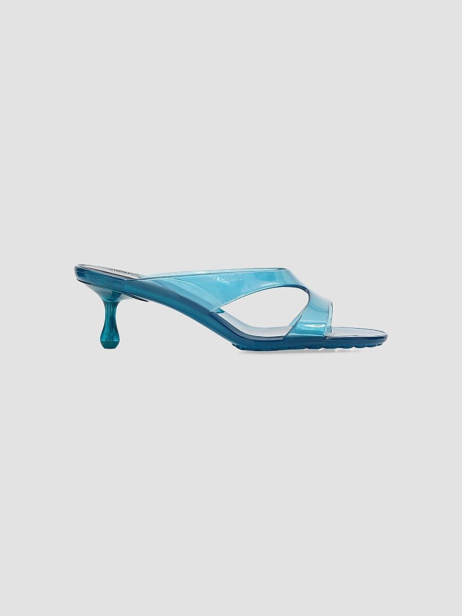 Jimmy Choo Women's Jelly Drop 50MM Sandals - Amber - Size 12