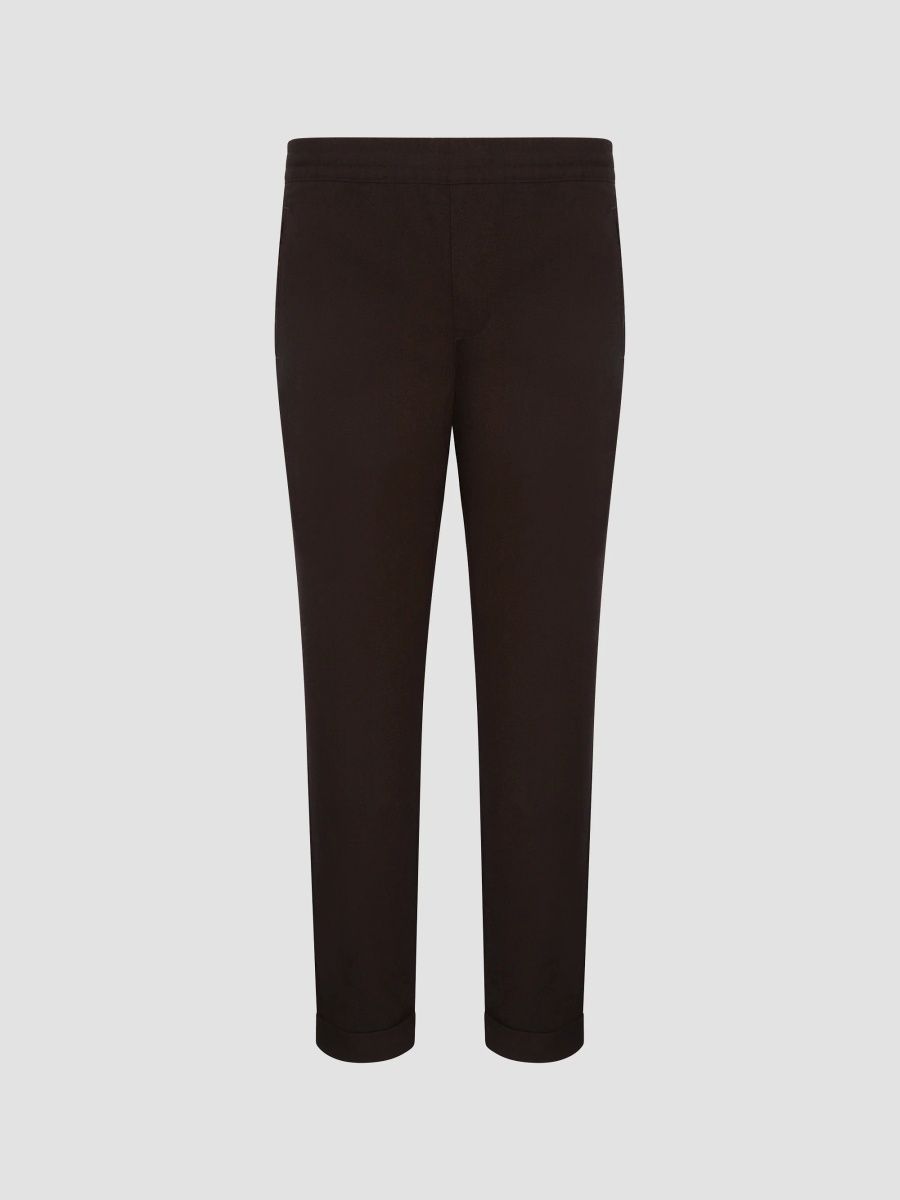 Onia Men's Wool-Blend Straight-Leg Pants - Soft Stone - Size XXL