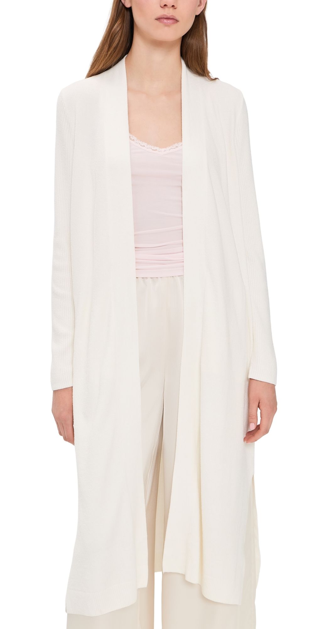 Barefoot Dreams CozyChic Ultra Lite Everything Cardigan Pearl L
