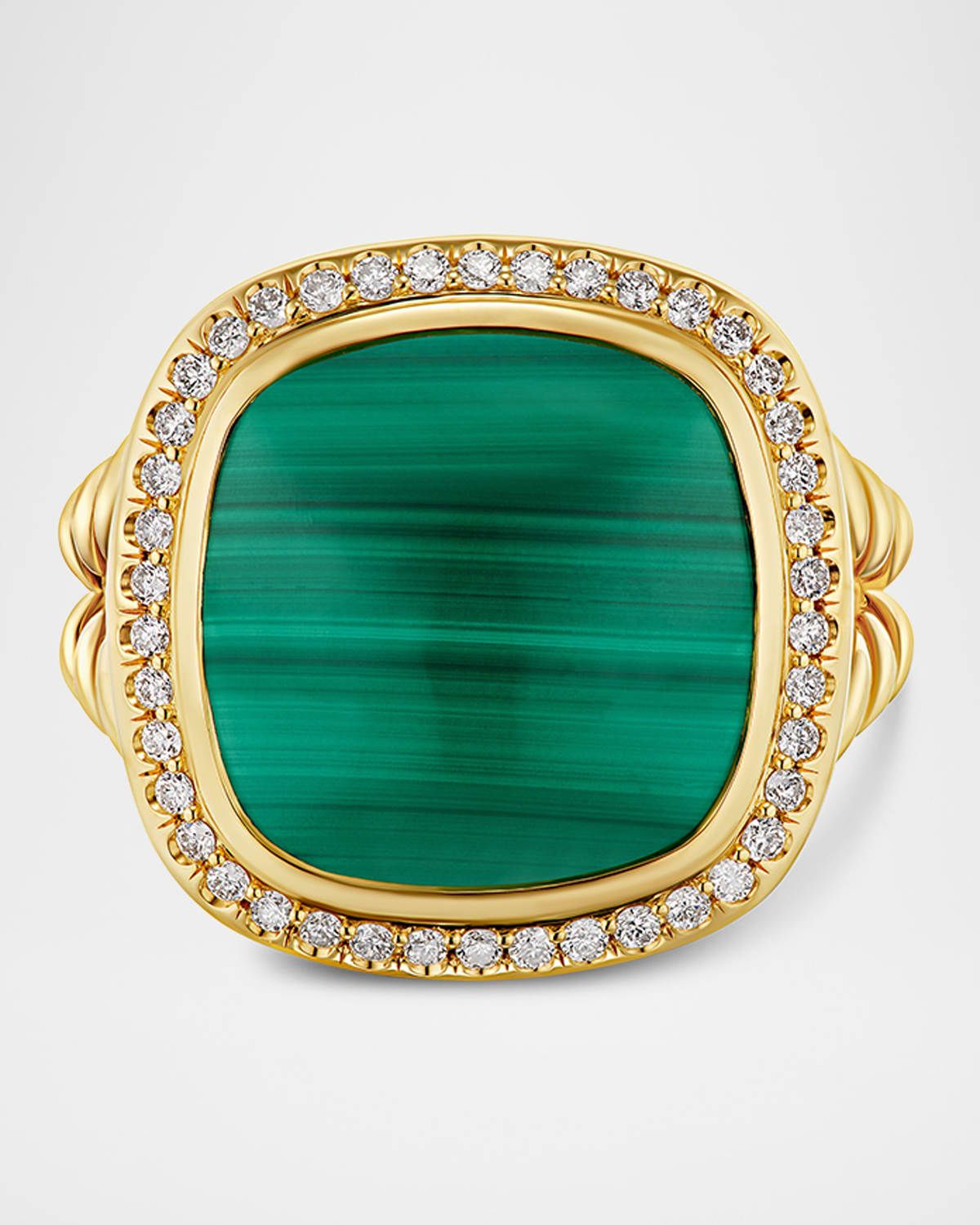 Albion Ring with Gemstones and Diamonds in 18K Gold
