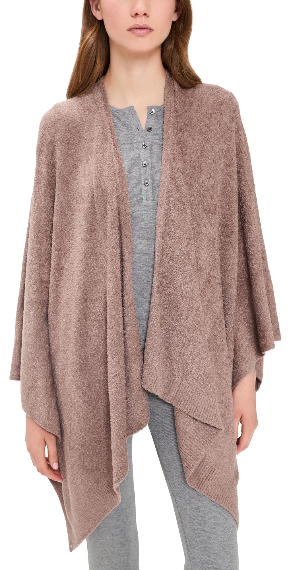 Barefoot Dreams Weekend Wrap Sable One Size