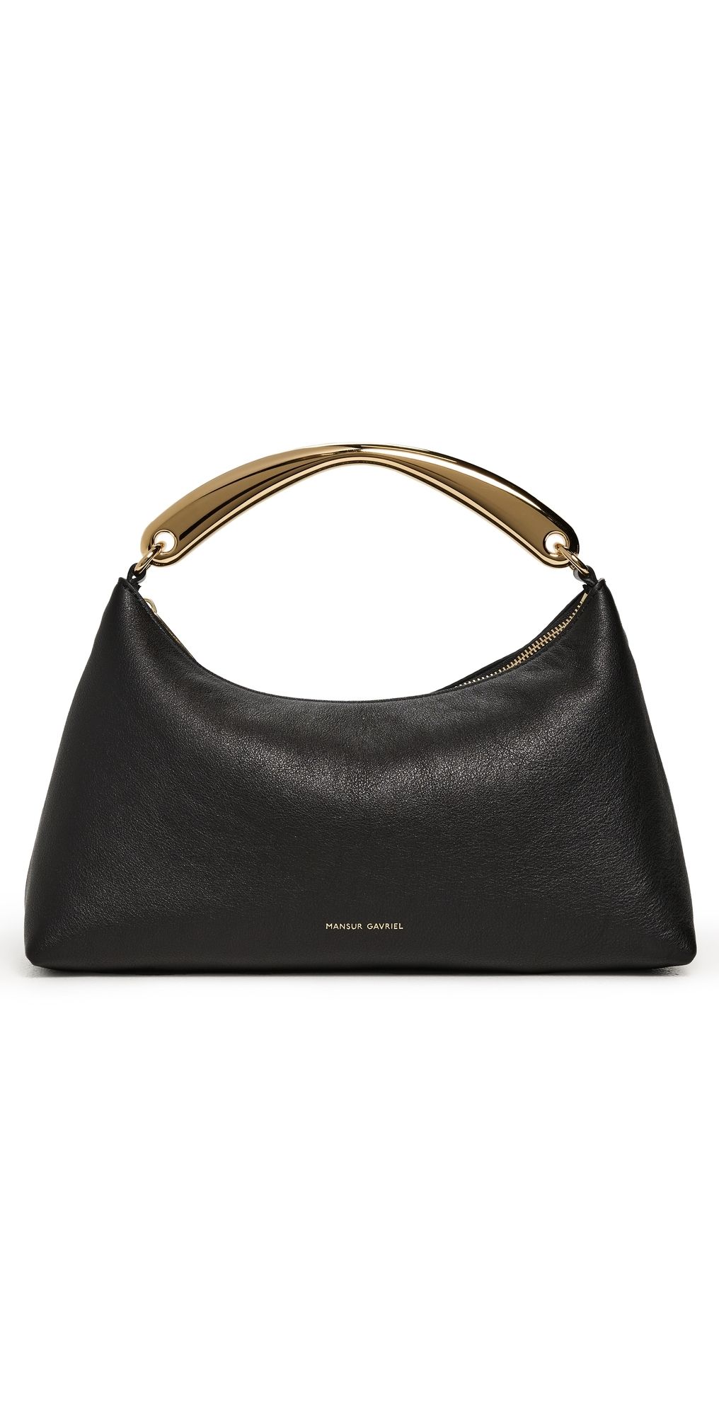 Mansur Gavriel Metal Handle Rhea Bag Black One Size