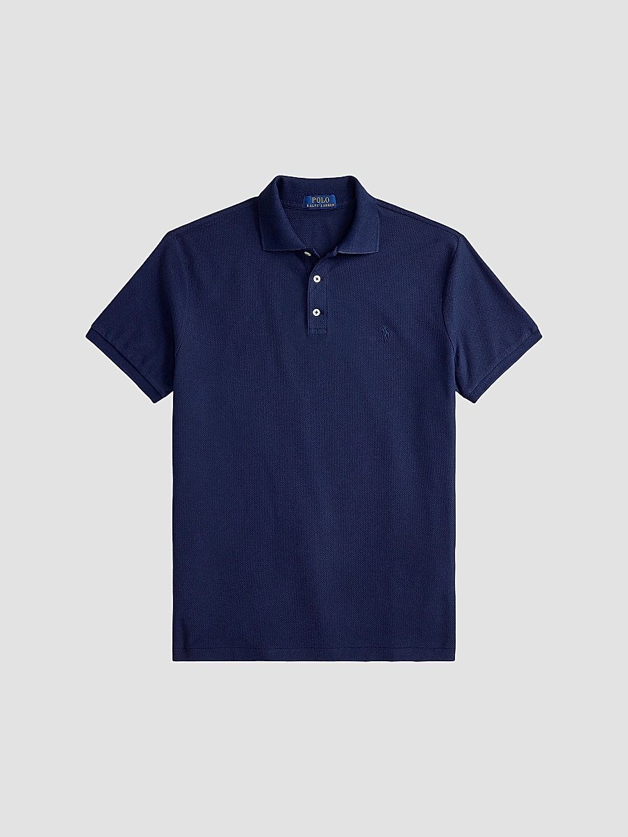 Polo Ralph Lauren Men's Honeycomb Cotton Polo Shirt - Cruise Navy - Size XXL