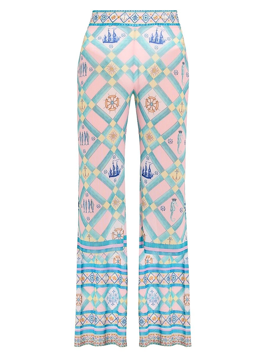 Women's Just Coasting Mesh Beach Pants - Multi Pattern - Size XS