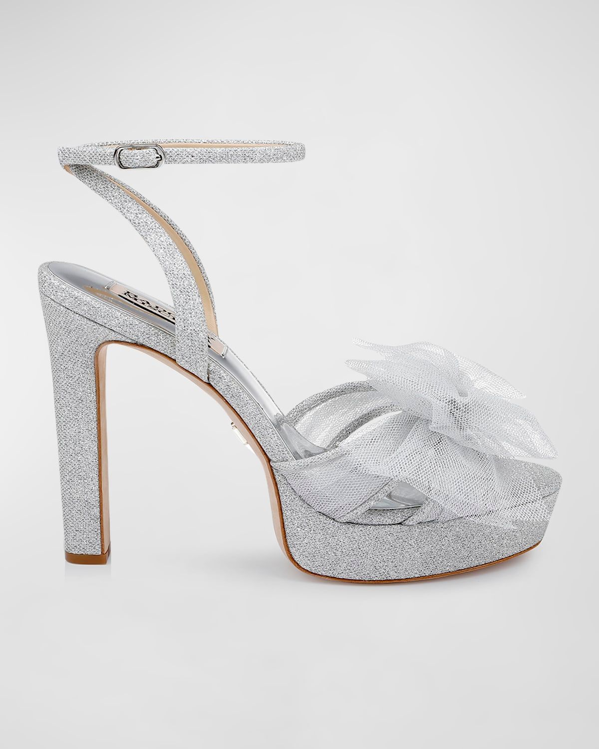 Sophie Tulle-Bow Platform Sandals