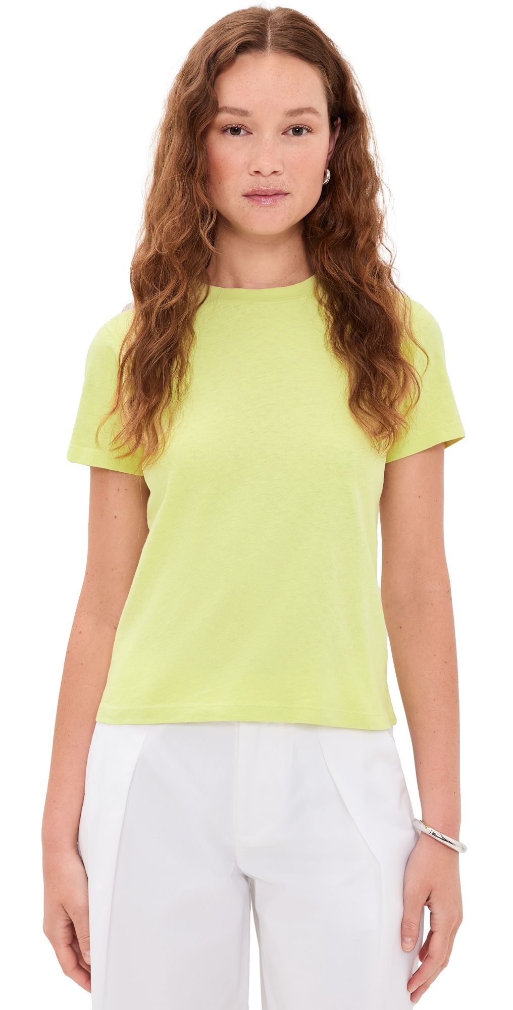 La Ligne Solid Molly Tee Light Key Lime XXS