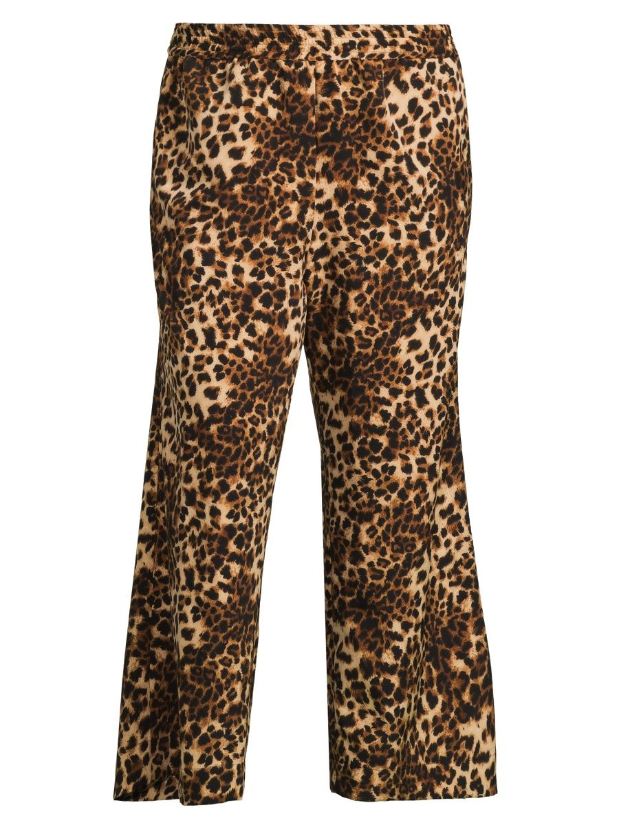 Women's Riley Leopard Wide-Leg Pants - Leopard - Size 26