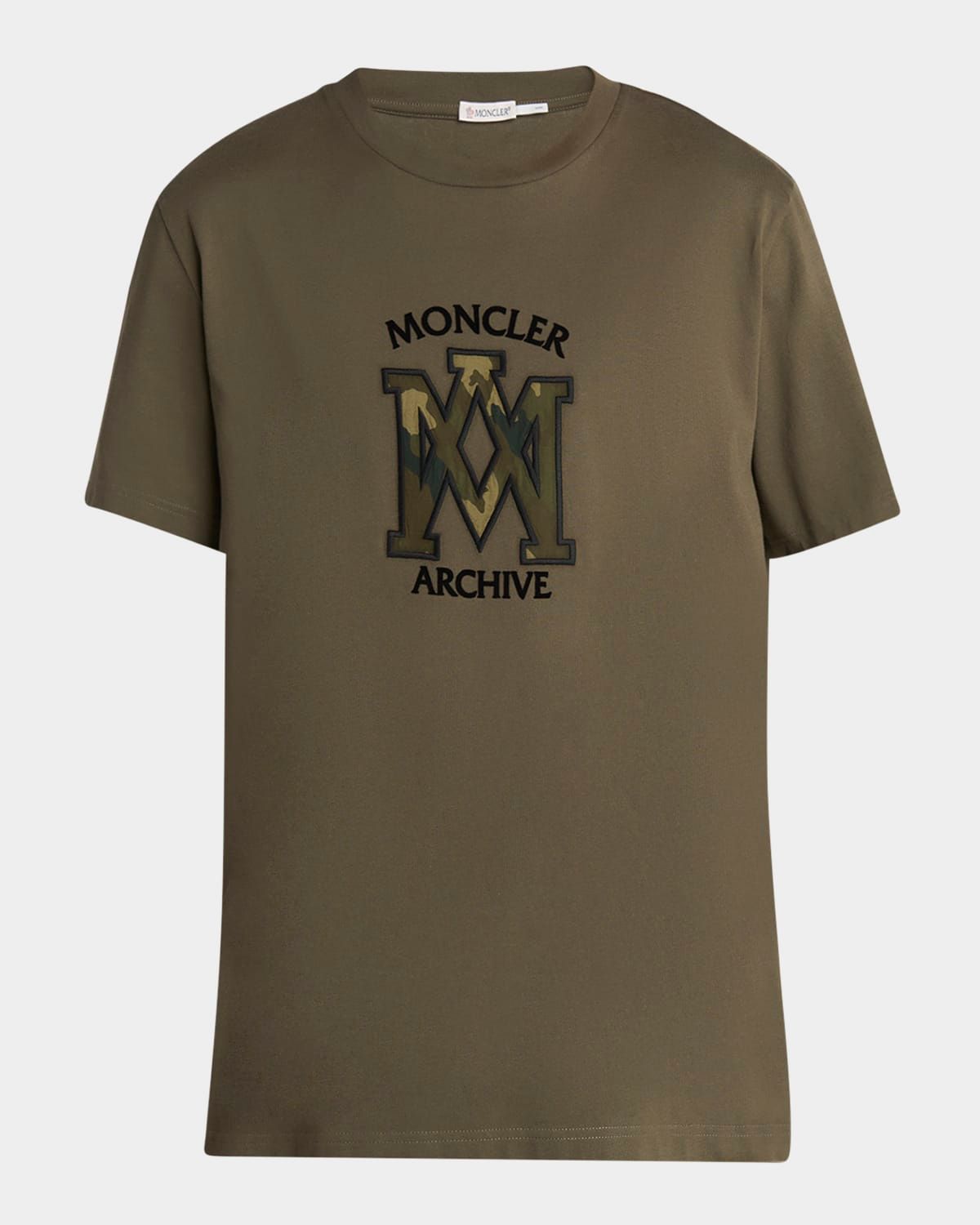 Men & apos;s Camouflage Logo Crewneck T-Shirt