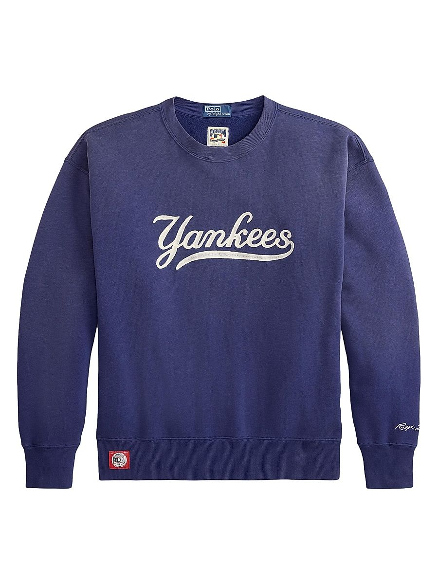 Men's Yankees Vintage Fleece Crewneck Sweatshirt - Fresh Water - Size XXL