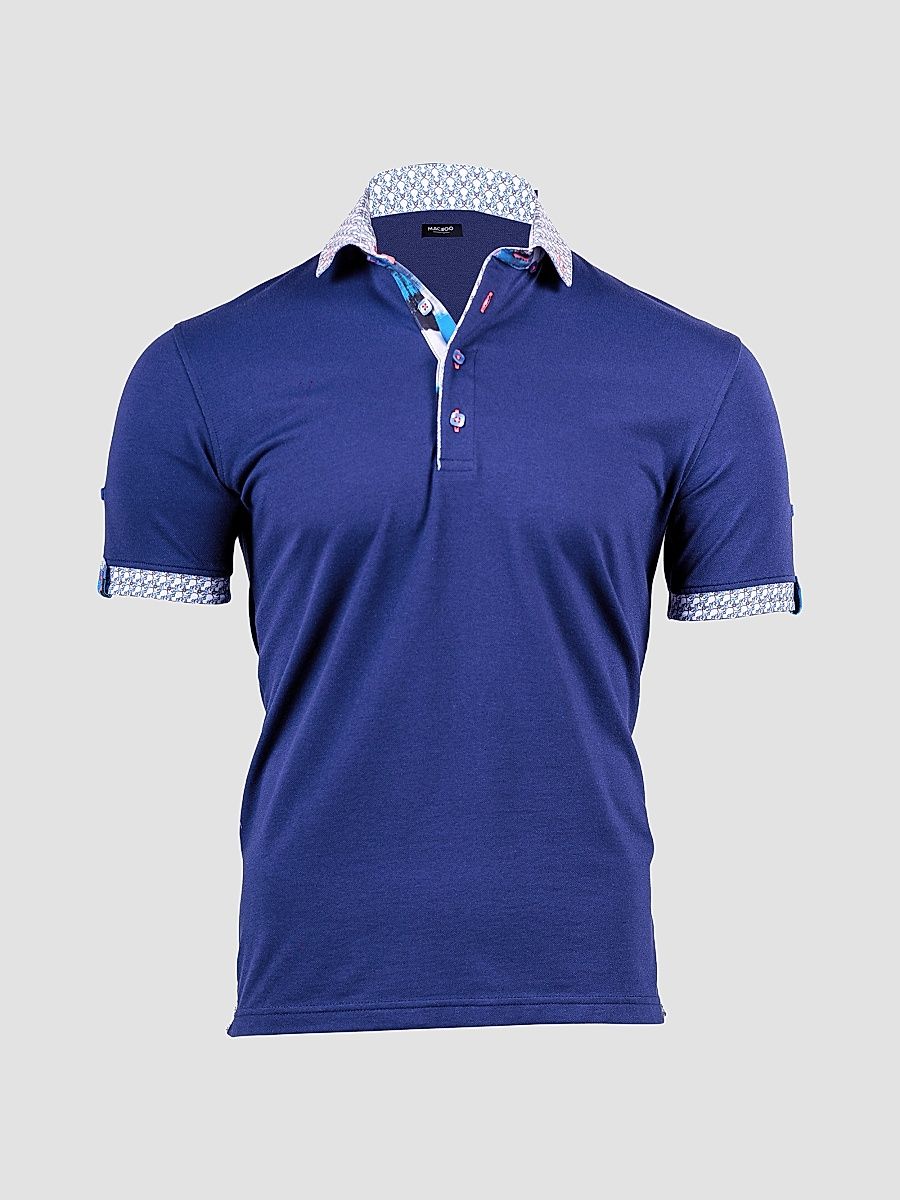 Men's Newton Marthyr Polo Shirt - Blue - Size XXXXL
