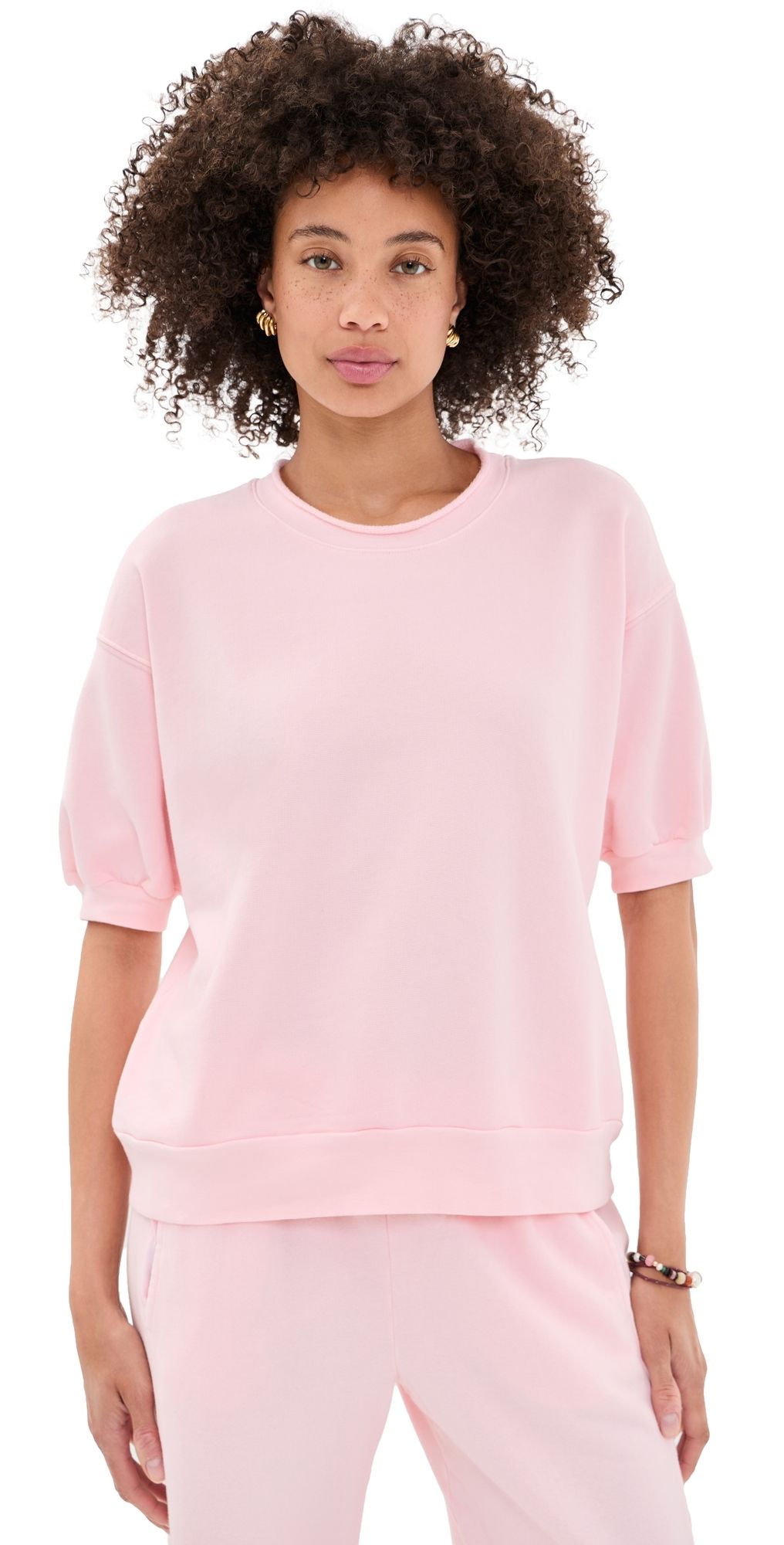 XIRENA Jax Sweatshirt Pink Drop XS
