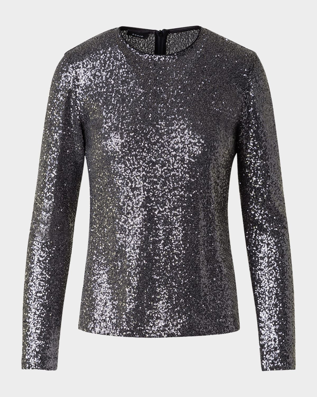 Sequin Jersey Top