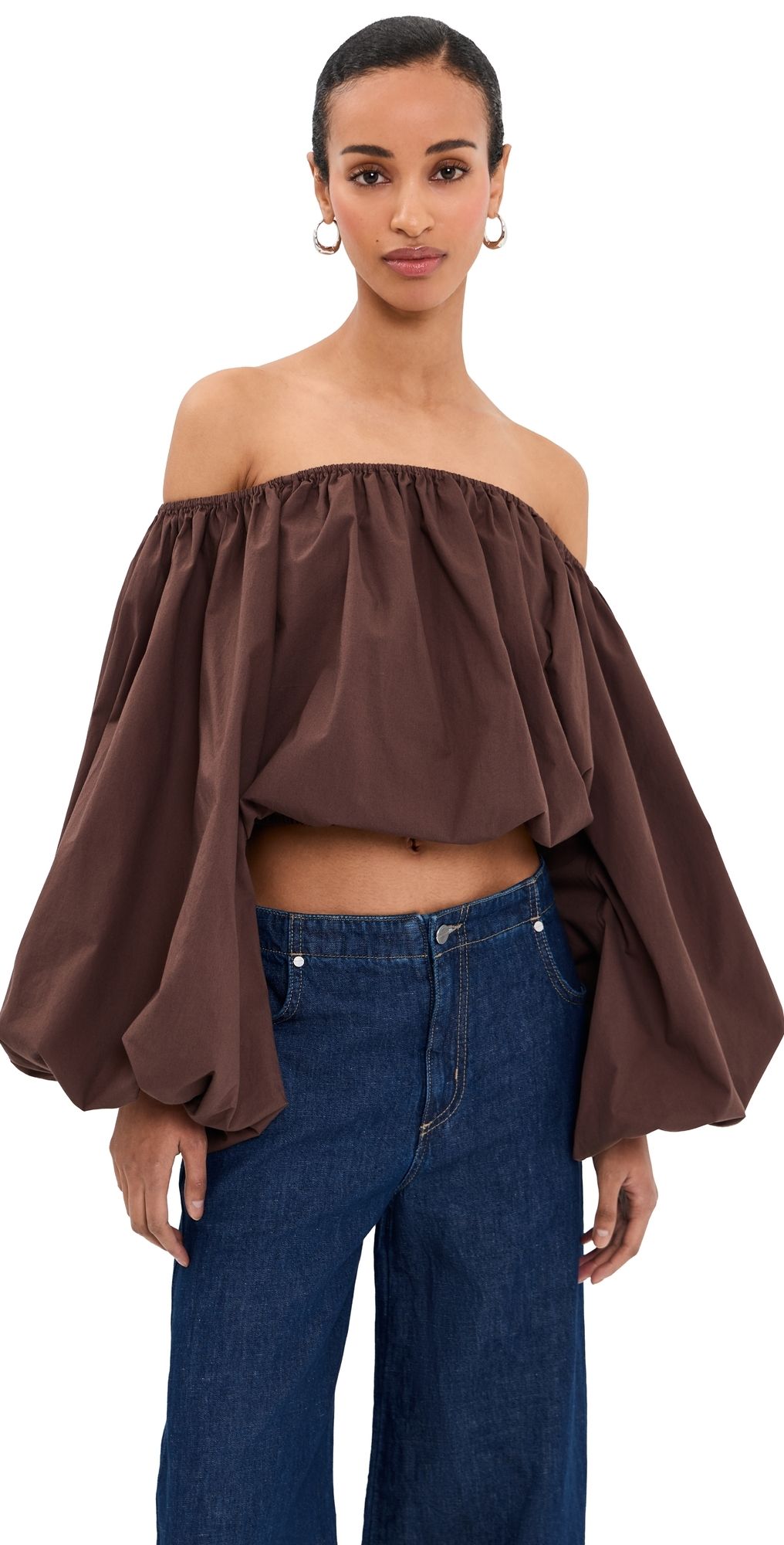 Azeeza Margot Top Chocolate S