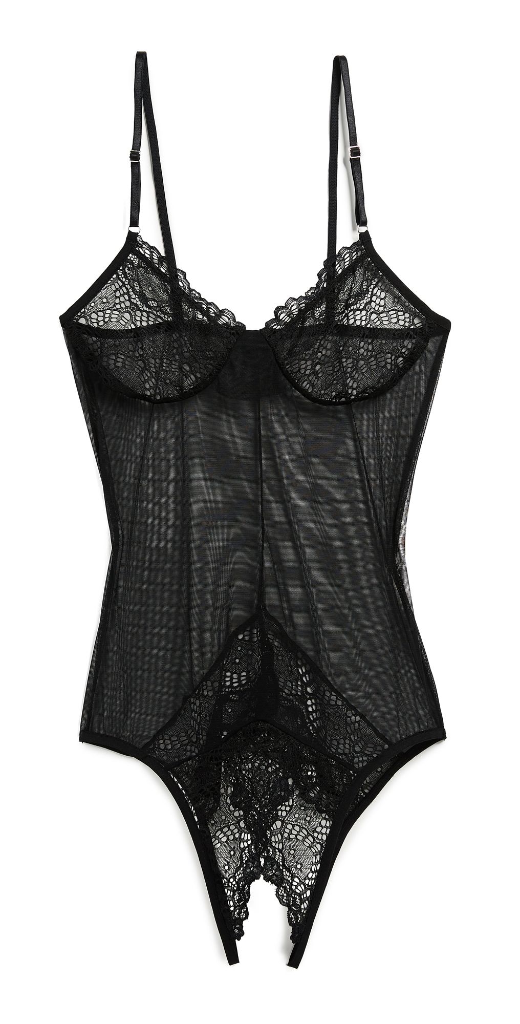 Only Hearts Whisper Sweet Nothings Coucou Bodysuit Black S