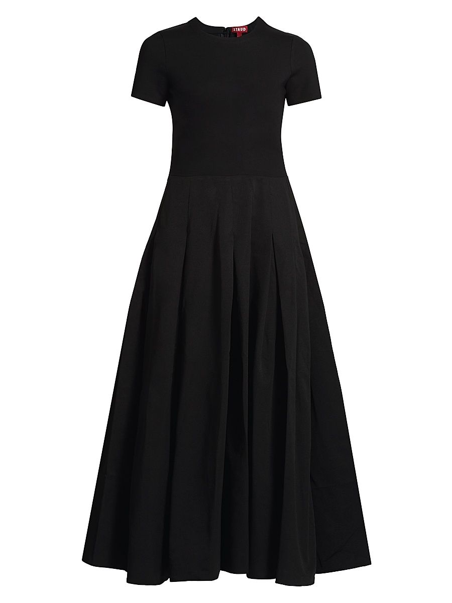 Women's Hopper Pleated Cocktail Dress - Black - Size 2