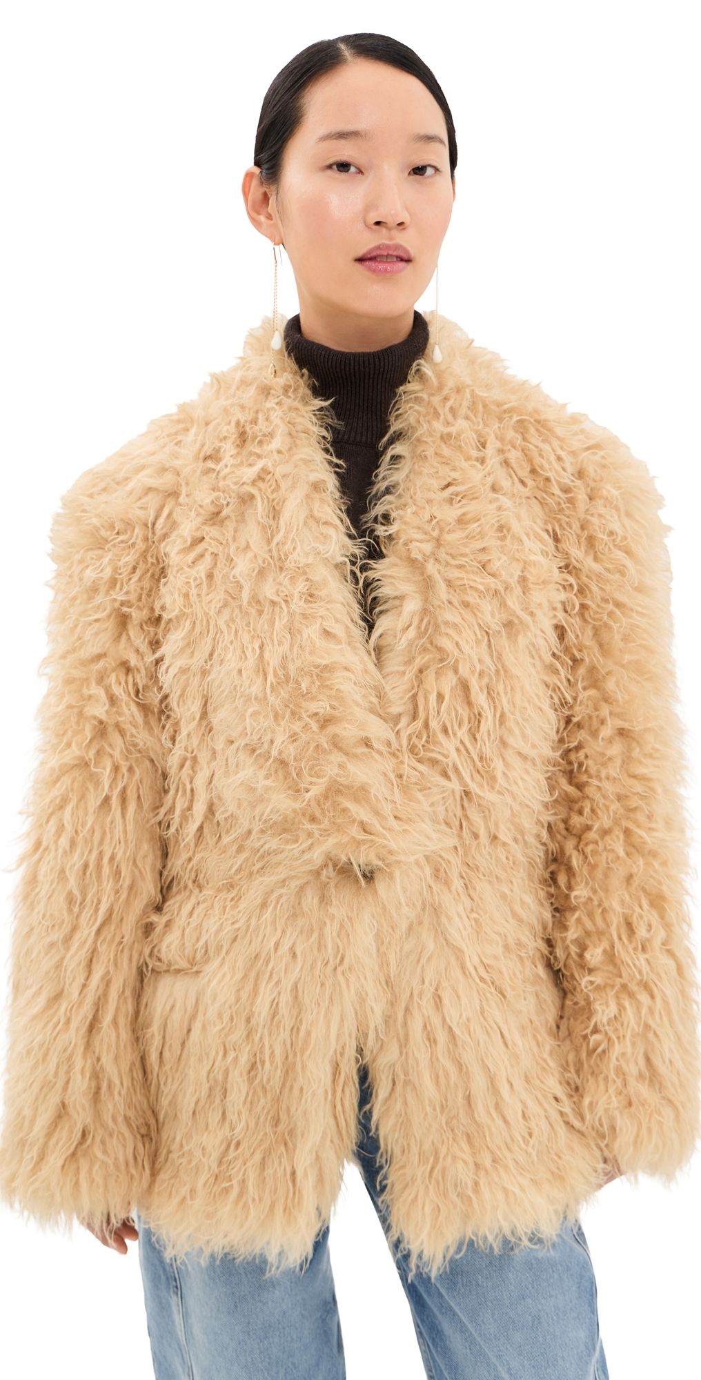Isabel Marant Mylae Coat Pale Yellow 38