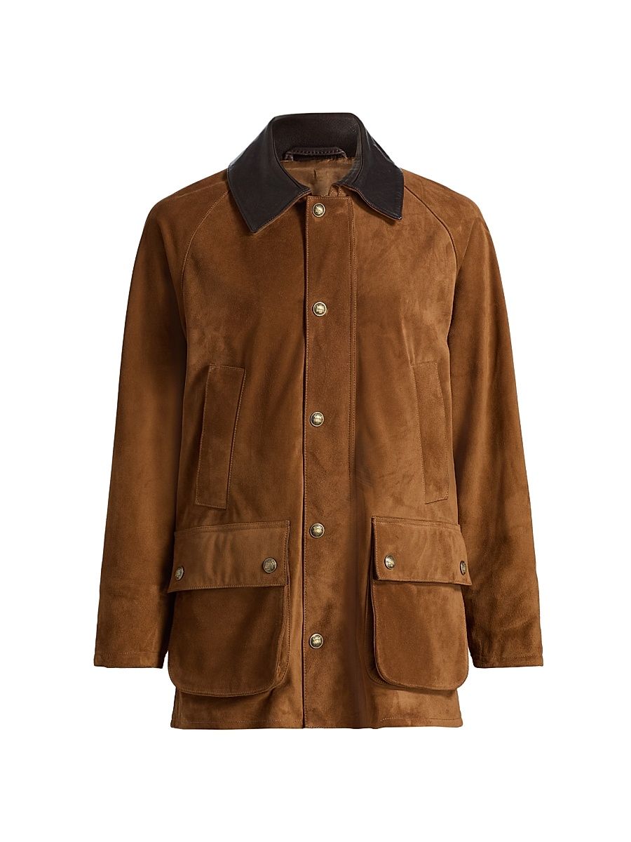 Women's Kedem Suede Parka - Martora - Size Large