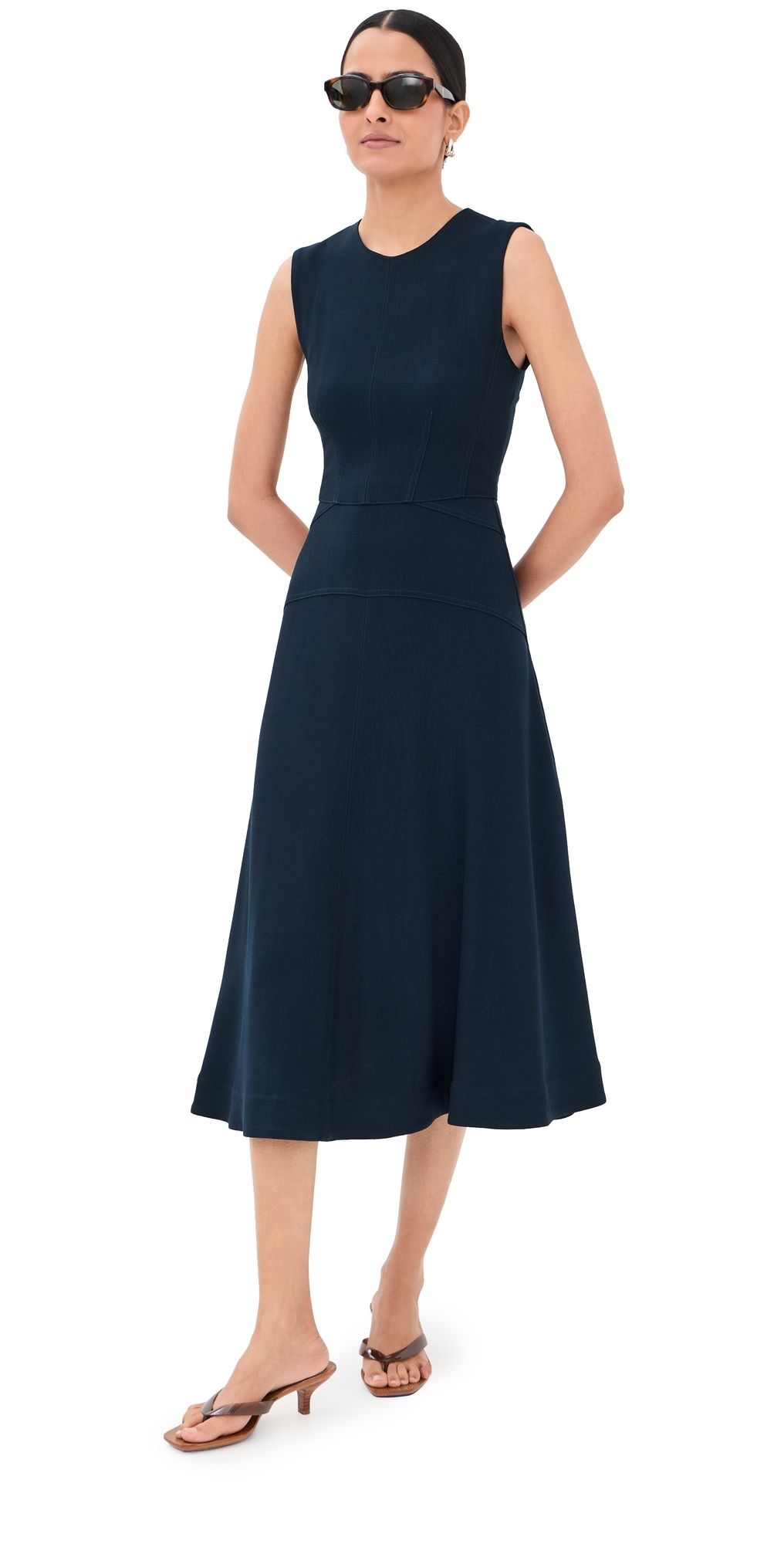 Veronica Beard Karrigan Dress Navy 10