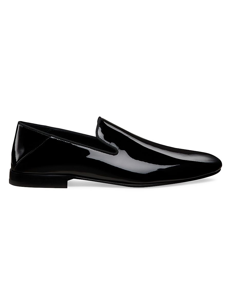 Men's Buzz Patent Leather Loafers - Black - Size 9.5