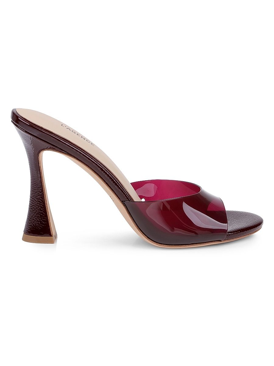 Women's Avery 100MM Curved-Heel Sandals - Tan - Size 8.5