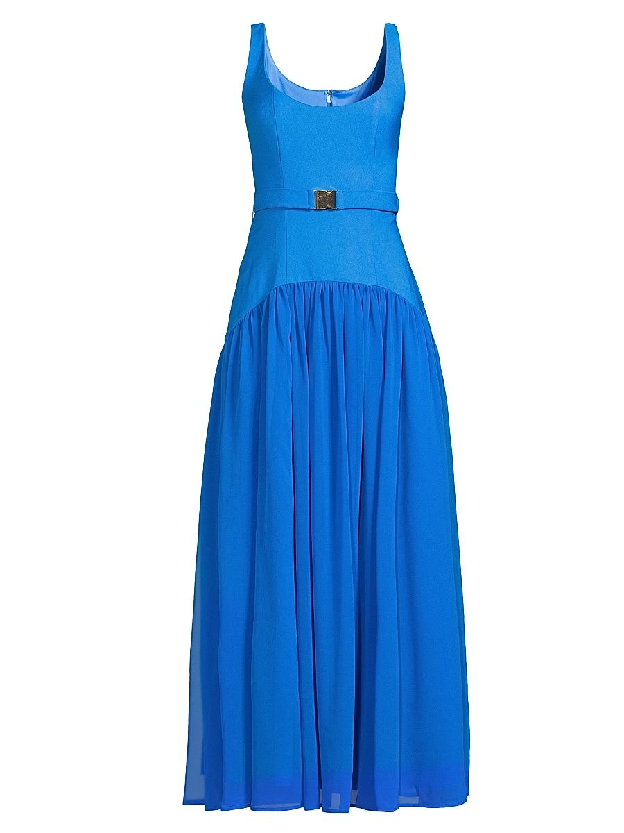 Women's Ridge Drop-Waist Maxi Dress - Cobalt - Size 4