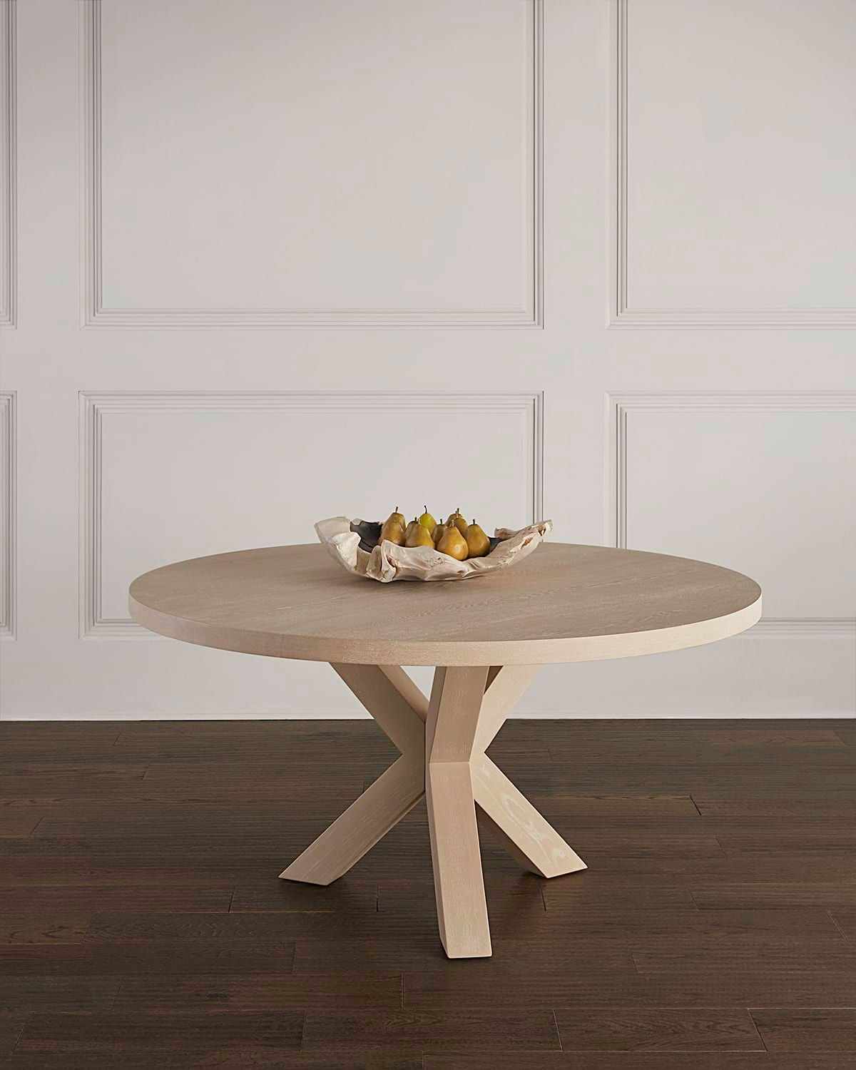 Keelan Tripod Base Dining Table, 60"