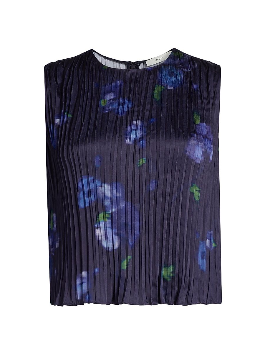 Women's Poppy Blur Crushed Shell Top - Midnight - Size XL