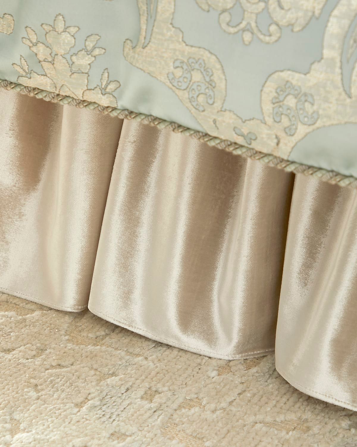 Ruffled Velvet Queen Dust Skirt