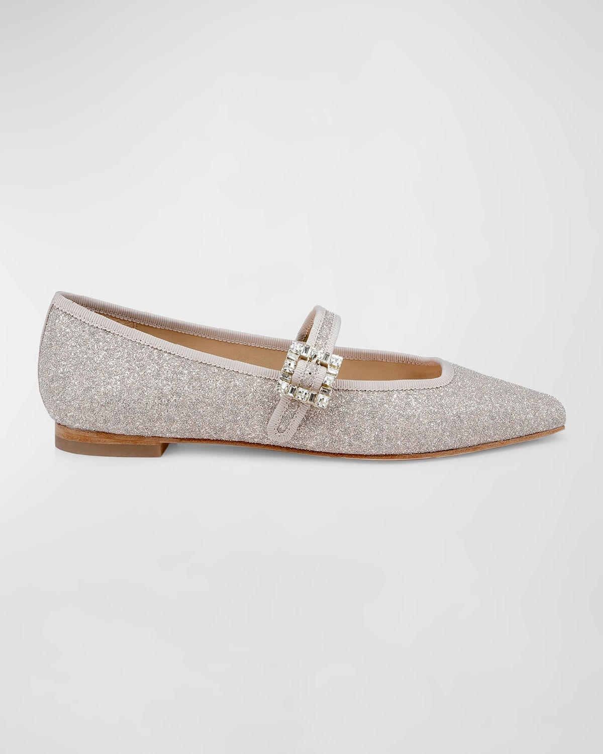 Brystol Glitter Mary Jane Ballerina Flats