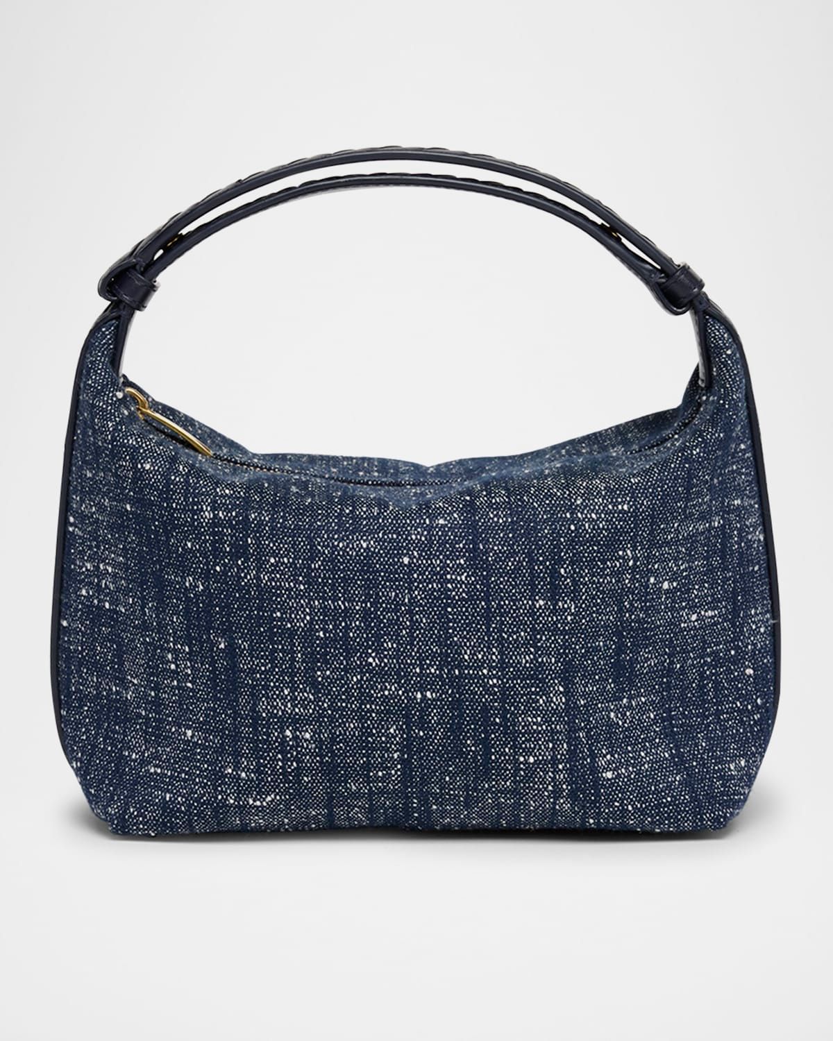 Mini Wallace Denim Boucle Shoulder Bag