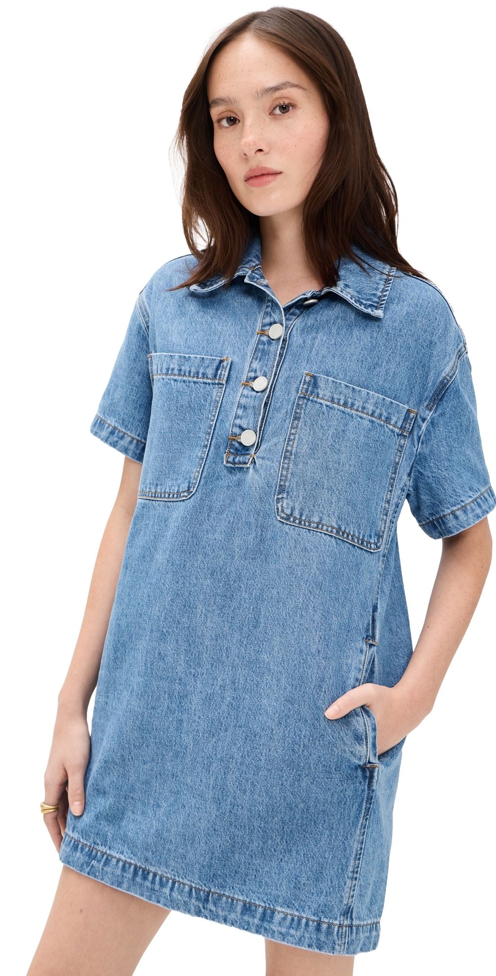 BLANKNYC Easy Goer Dress Easy Goer/Medium Indigo M