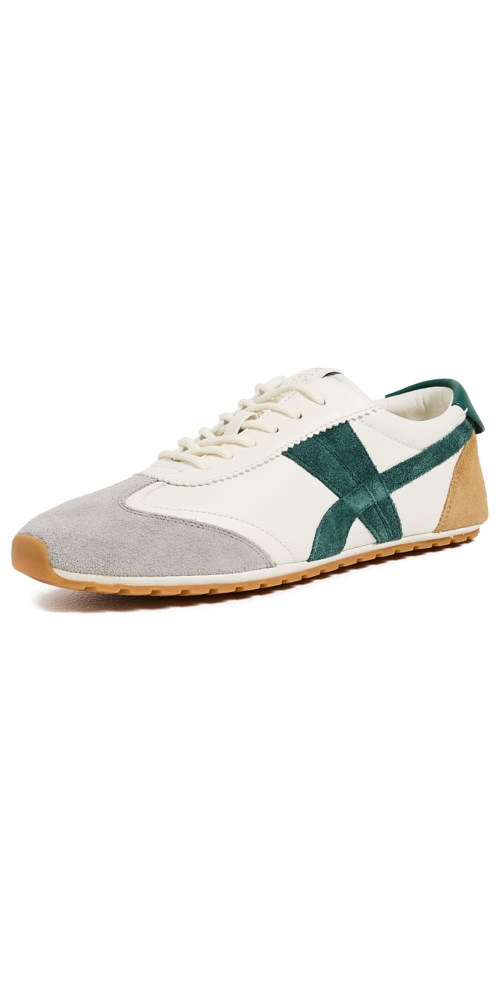 Tory Burch Hank Field Sneakers Blanc/Malachite/Grey 8.5
