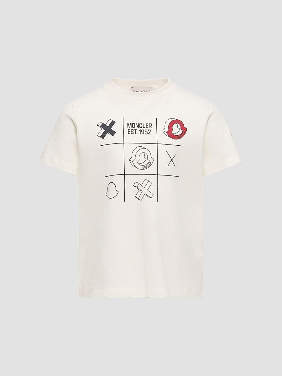Little Boy's and Boy's Short Sleeve Crewneck T-Shirt in Cotton - White - Size 14