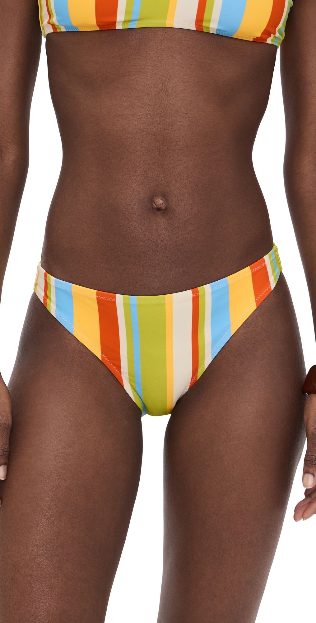 Solid & Striped The Rachel Bikini Bottoms St. Barths Stripe XS