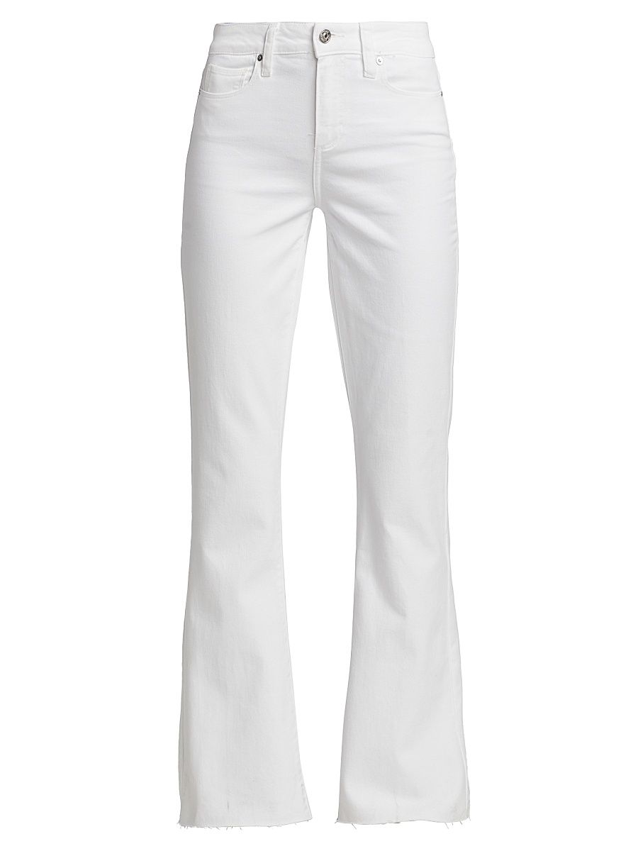 Women's Flared Laurel Canyon Jeans - Crisp White - Size 32