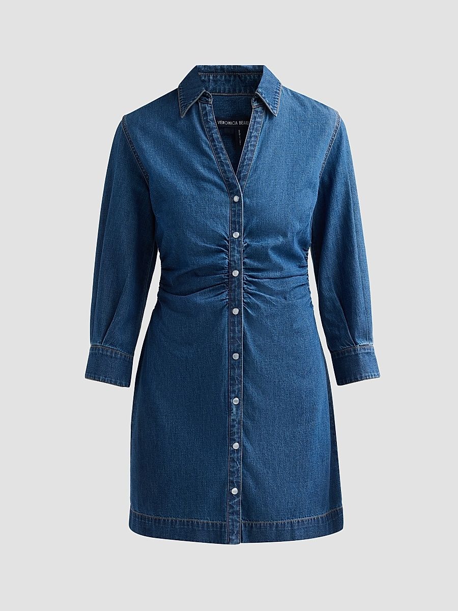 Women's Maura Denim Minidress - Starry Night - Size 12