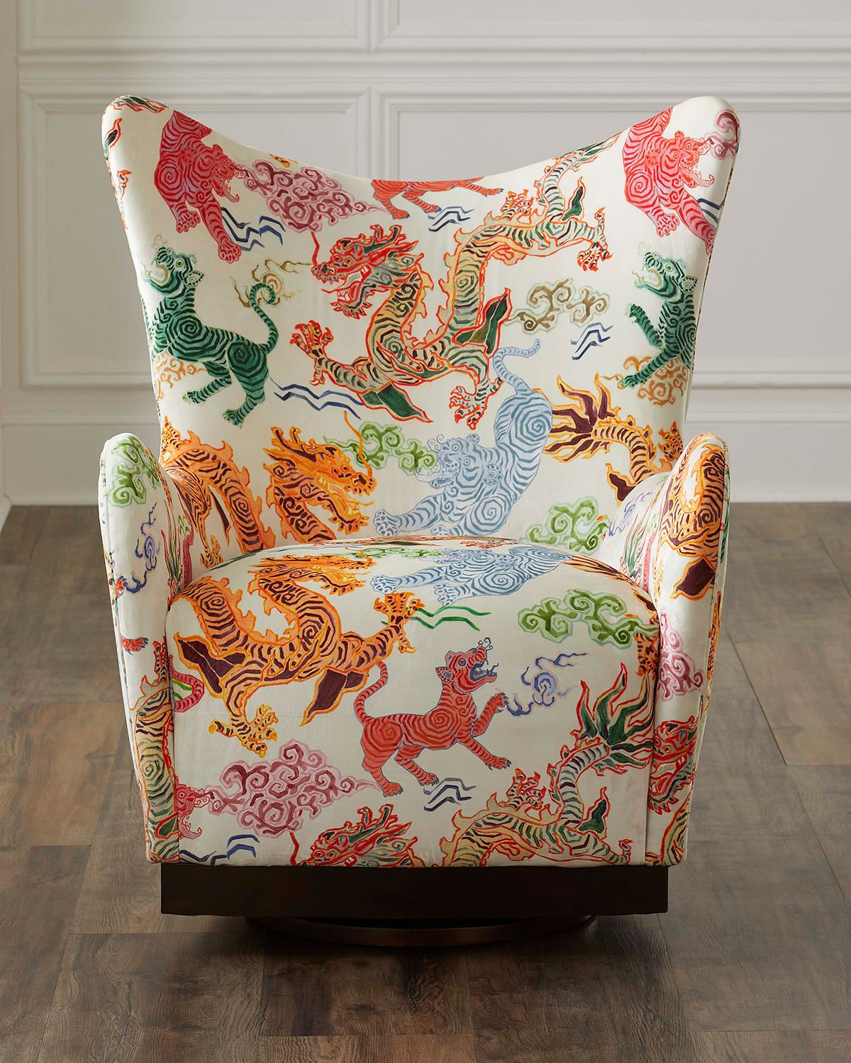 Hassanne Swivel Wing Chair