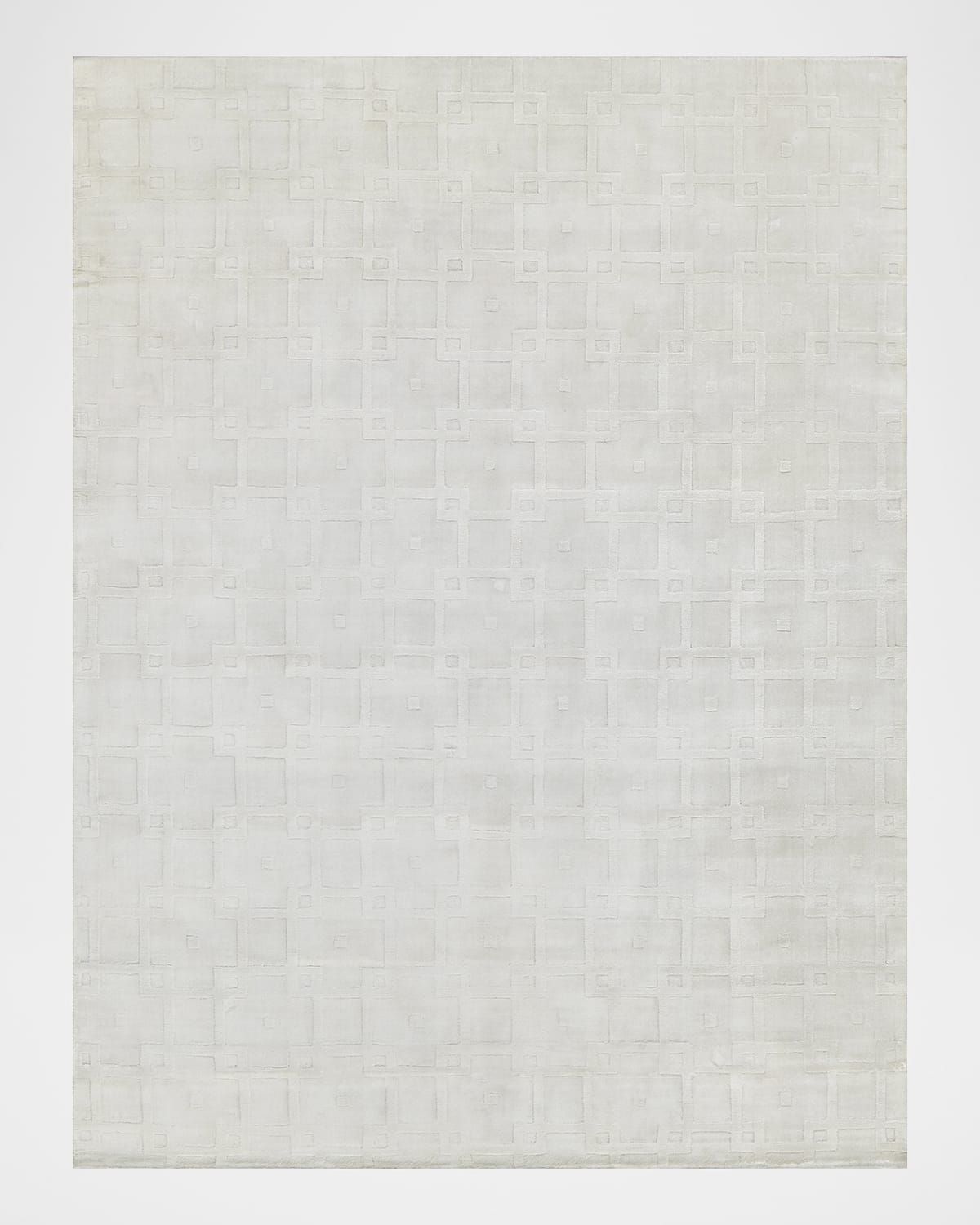 Camora Hand-Loomed White Rug