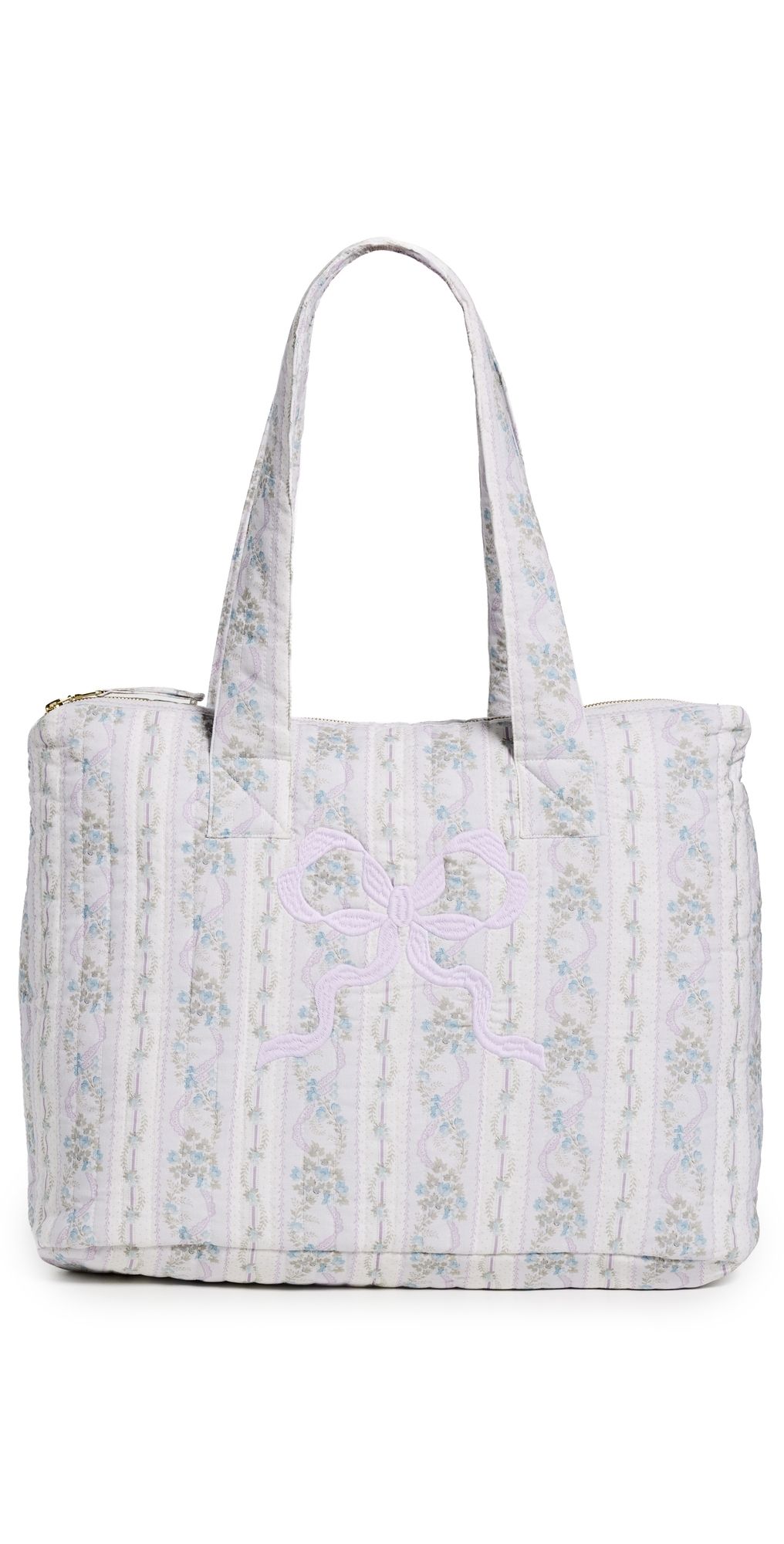 LoveShackFancy Aja Tote Bag Iris Amour One Size
