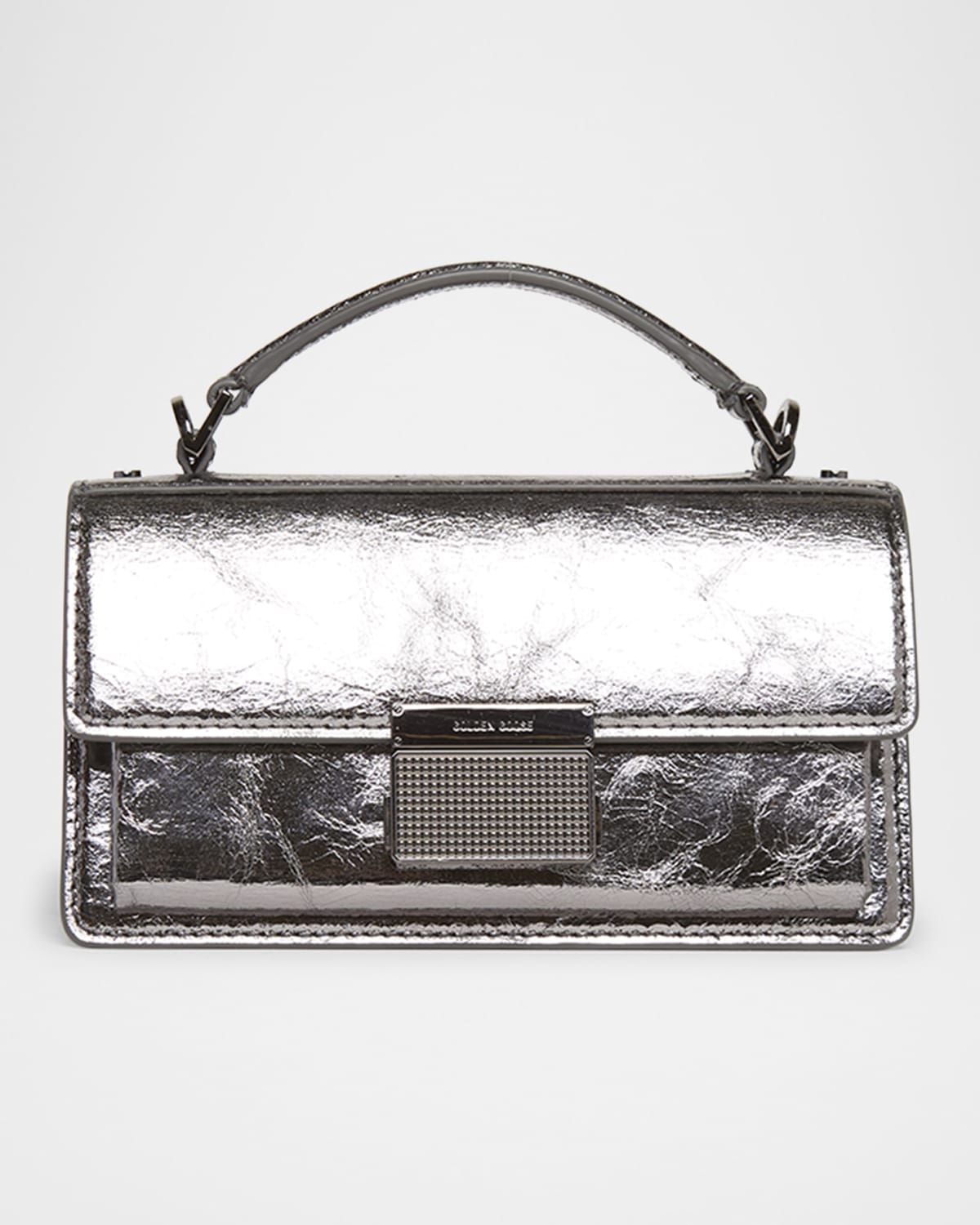 Venezia Small Metallic Leather Crossbody Bag