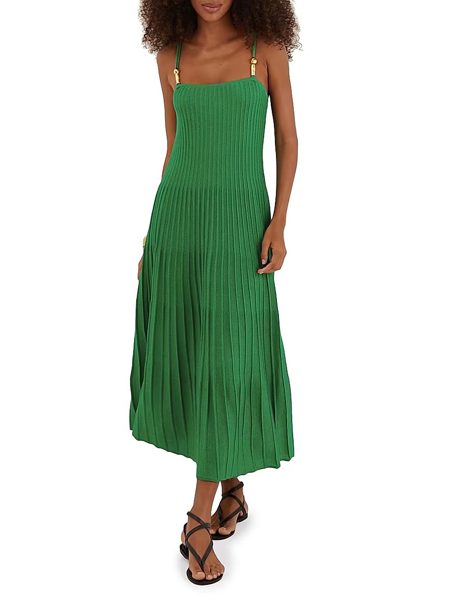 Women's Sea Wanderer Bruna Knit Maxi Dress - Green - Size Medium