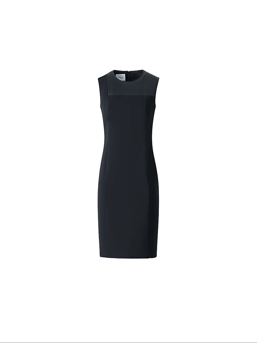 Women's Colorblocked Stretch-Jersey Knee-Length Dress - Black - Size 2