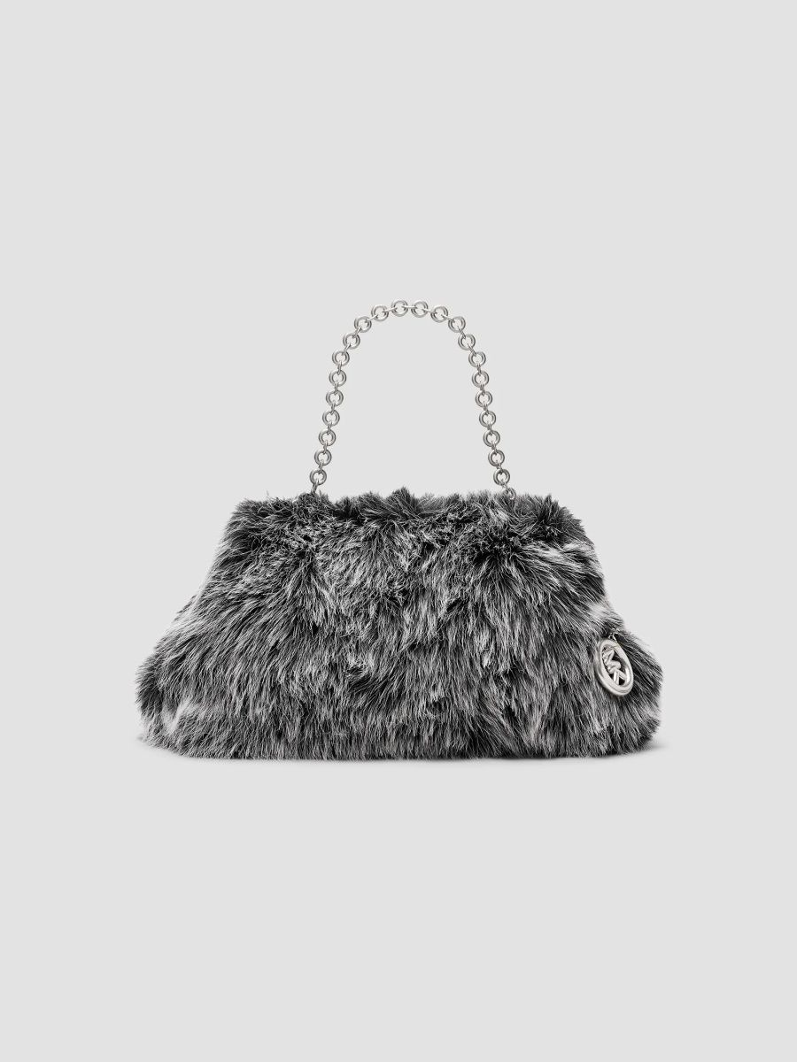 MICHAEL Michael Kors Women's Goldie Large Cloud Frame Clutch - Black