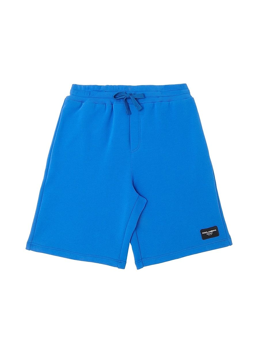 Little Boy's & Boy's Drawstring Cotton Shorts - Blue - Size 10