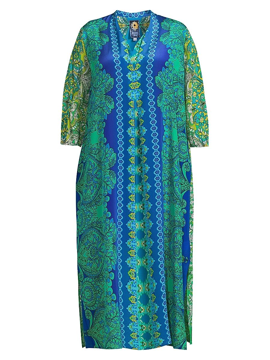 Women's Kahinu Silk Midi Dress - Size 22