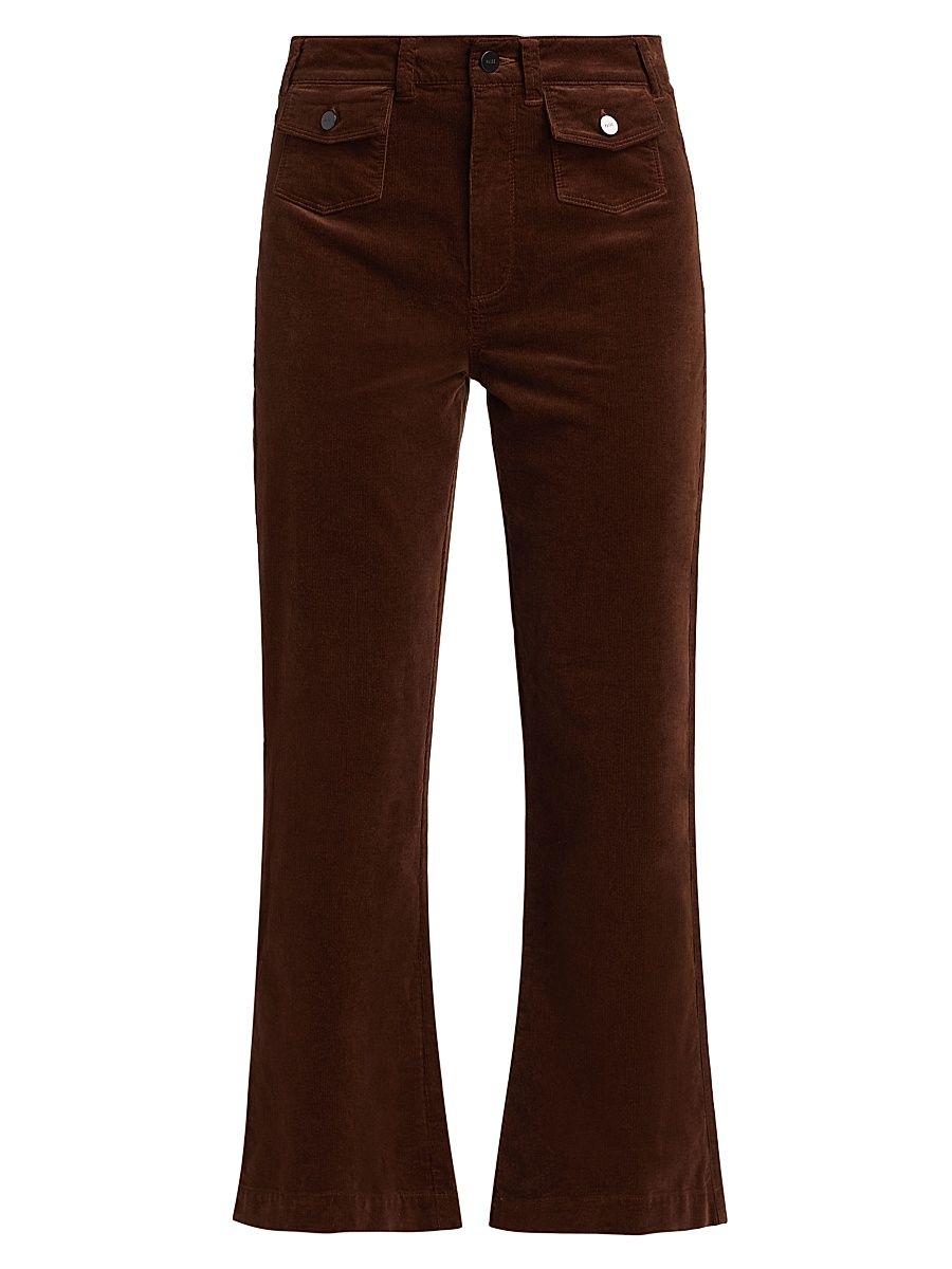 Women's Leenah Stretch Cotton Patch Pocket Ankle Jeans - Chicory Coffee - Size 31