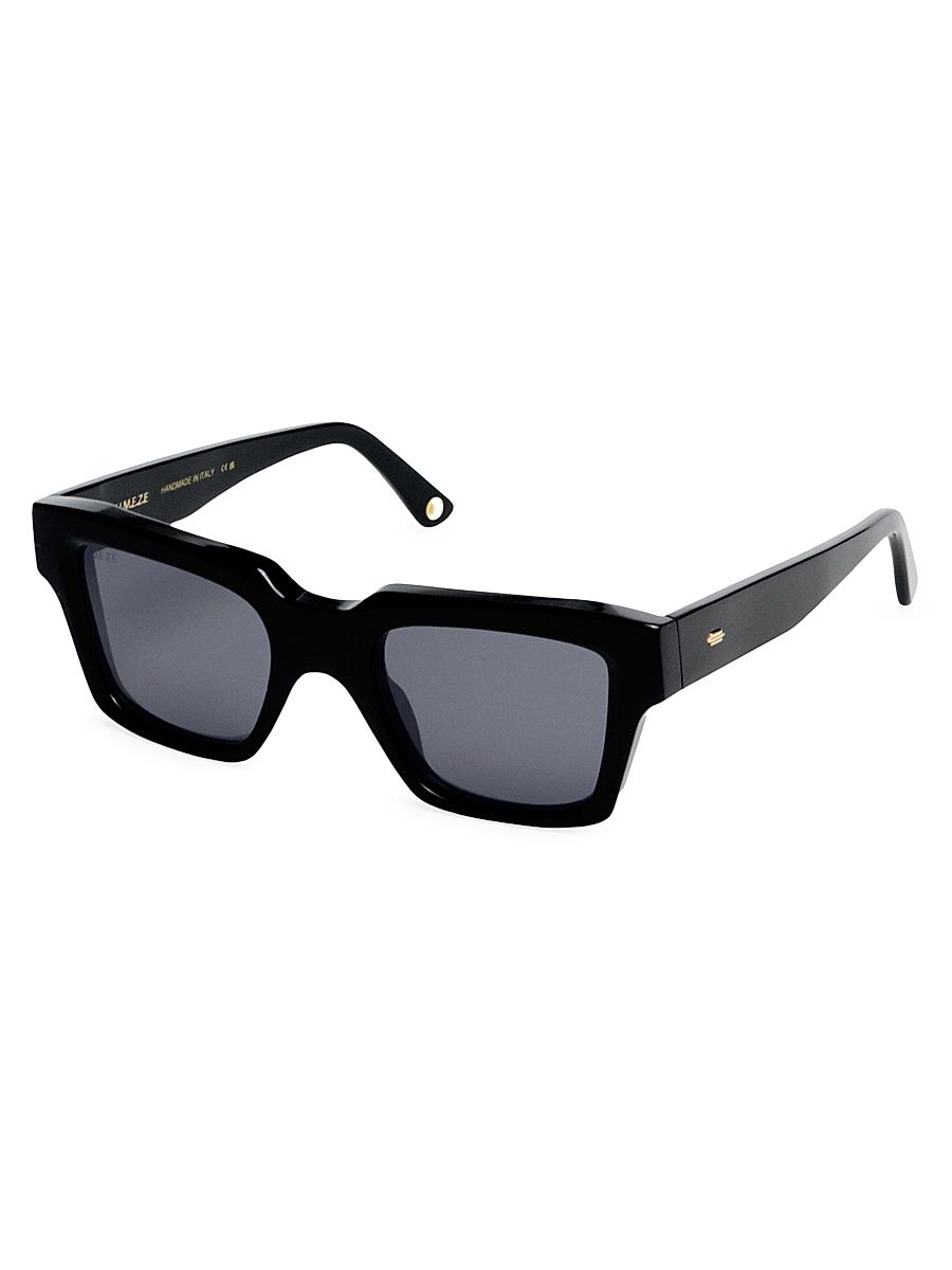 Women's Mahi 54MM Square Sunglasses - Black Dark Grey