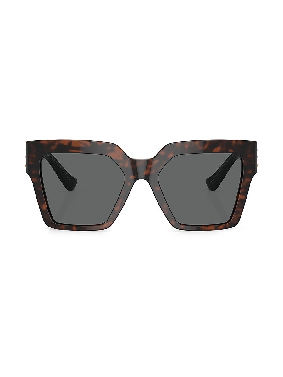 Women's 54MM Square Sunglasses - Havana